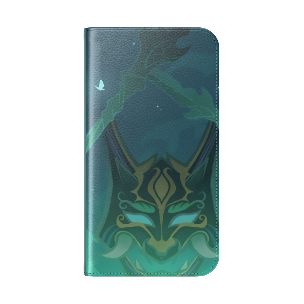 Genshin Impact Xiao Friendship Namecard Inspired Phone Case - Folded Back