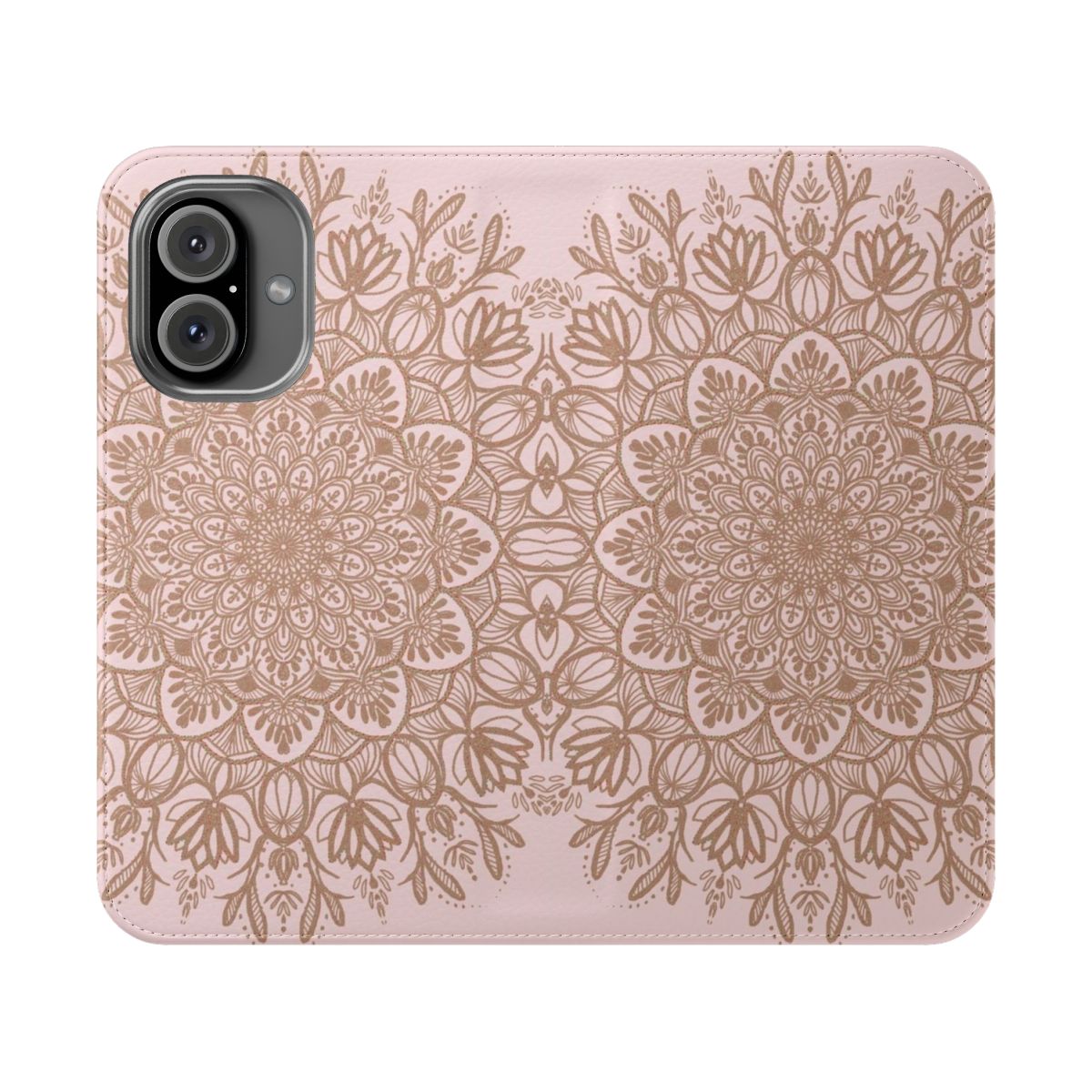 Colorful mandala floral design phone case