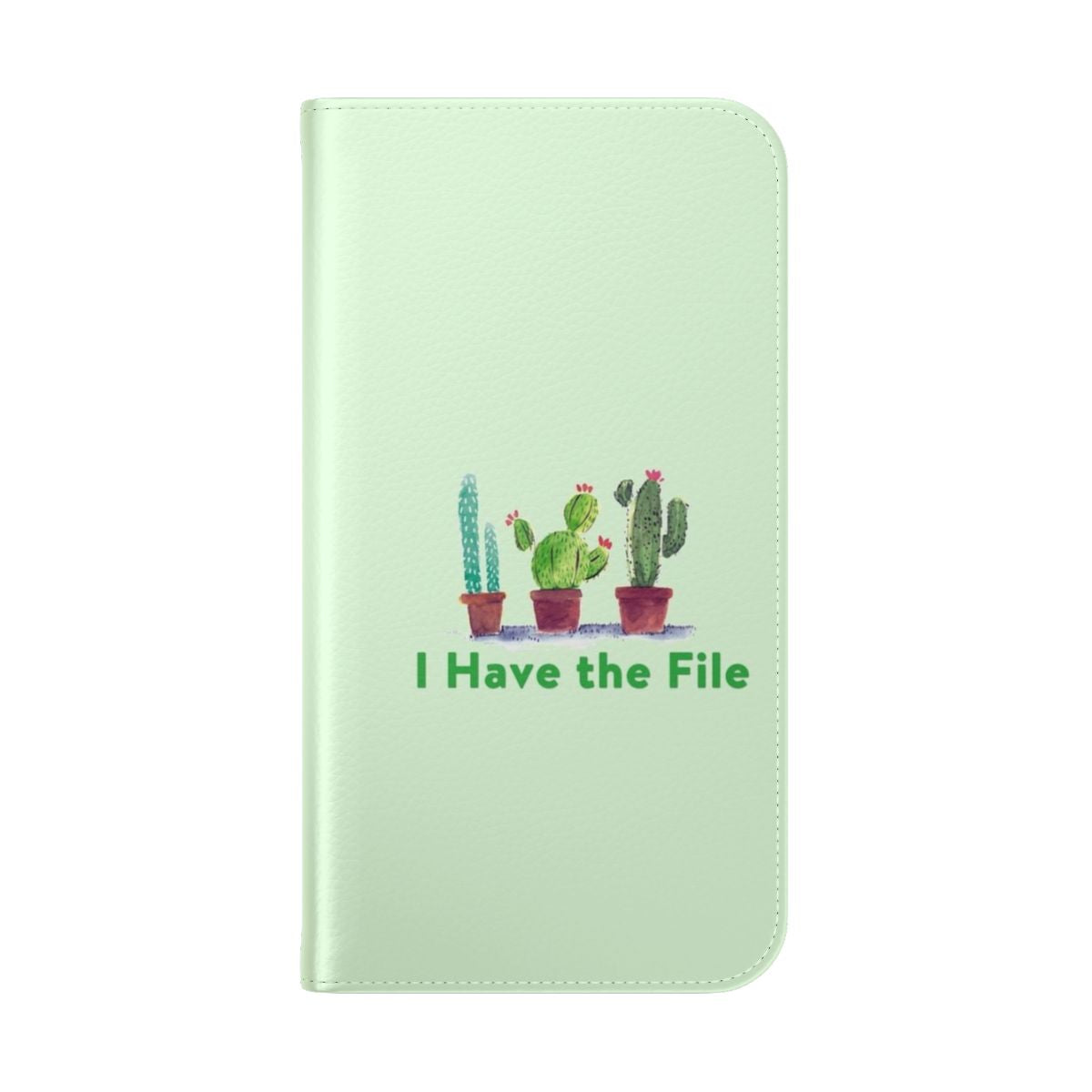 Flip cover phone case featuring characters from the TV series The Good Place - Folded Back