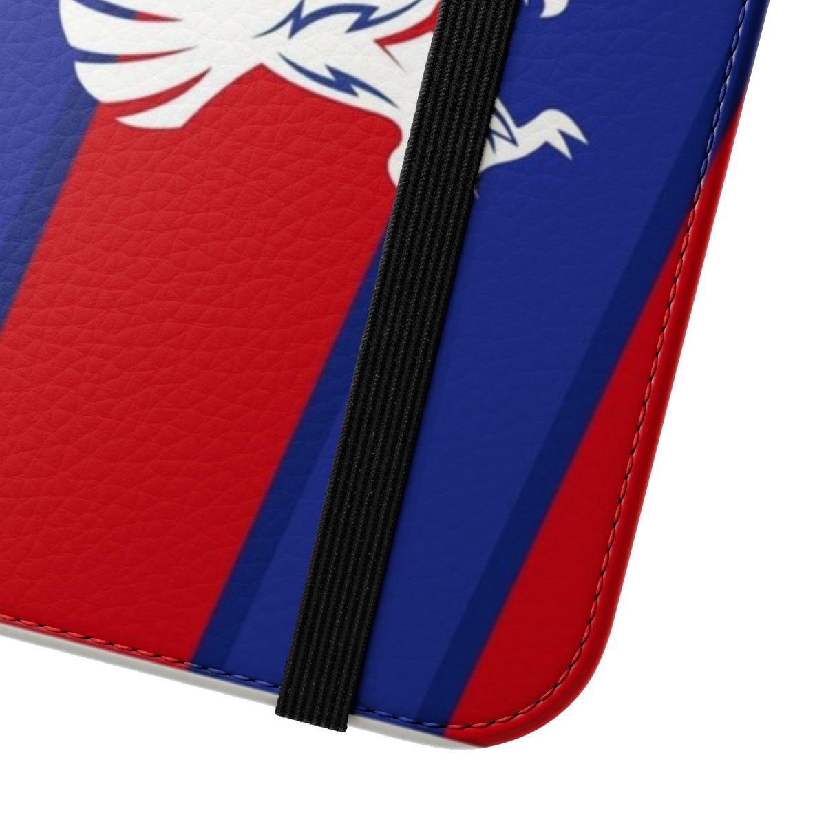 Crystal Palace themed phone case with flip cover design - Close Up