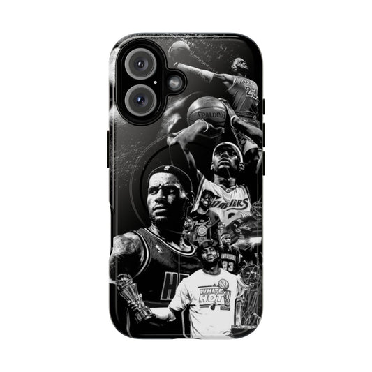 Magnetic phone case featuring LeBron James, 4-time NBA champion