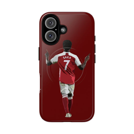 Bukayo Saka Arsenal Football Phone Case