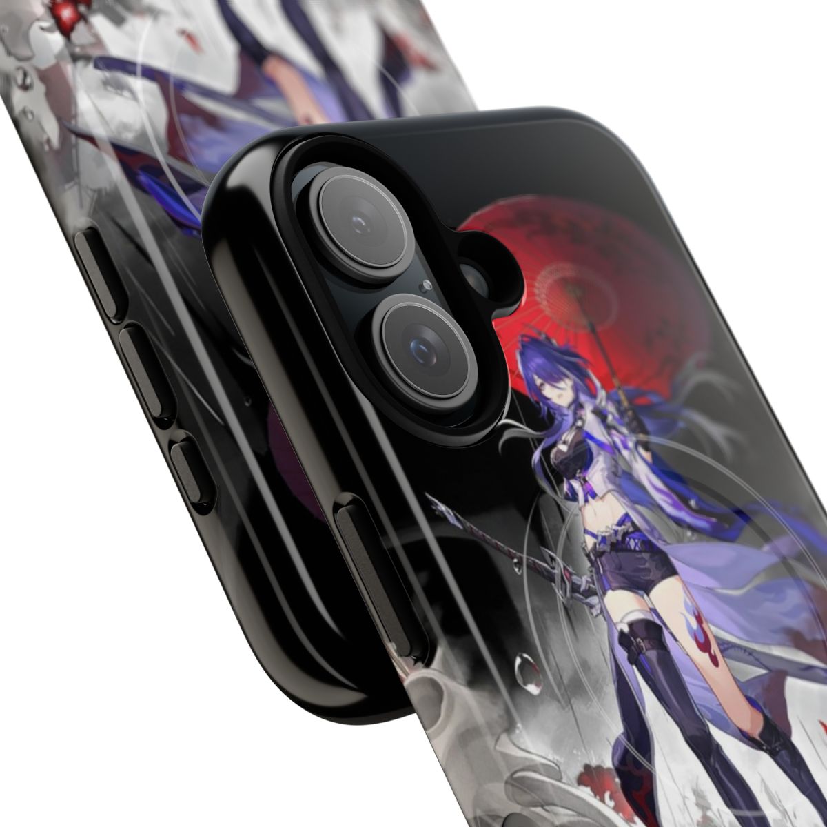 Honkai: Star Rail Acheron inspired anime style magnetic phone case - Detail