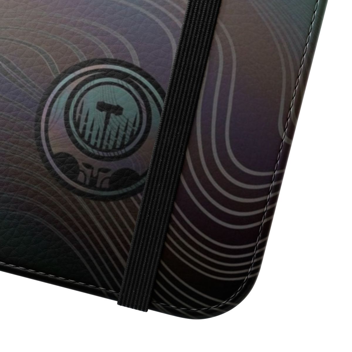 Beskar alloy phone case inspired by the Mandalorian and Star Wars - Close Up