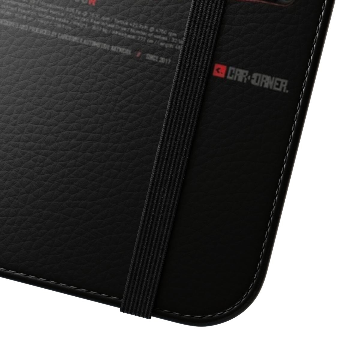 Shelby GT350R inspired custom flip cover phone case with car design - Close Up