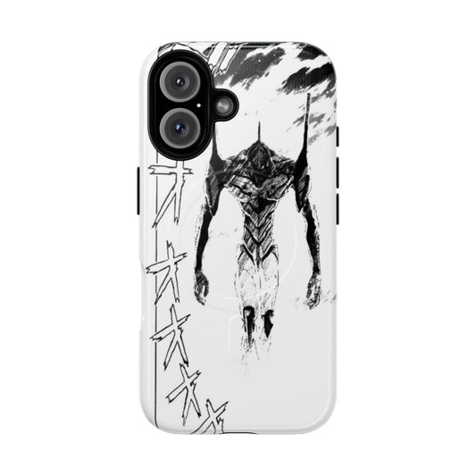 Evangelion-inspired phone case with Unit-01 design