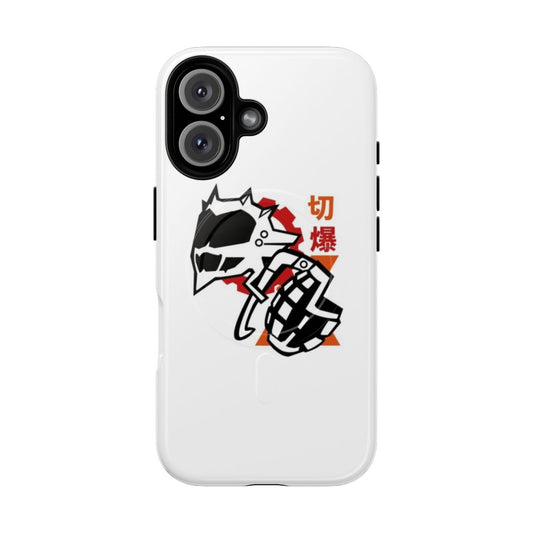 Anime-themed Kiribaku phone case with a subtle design