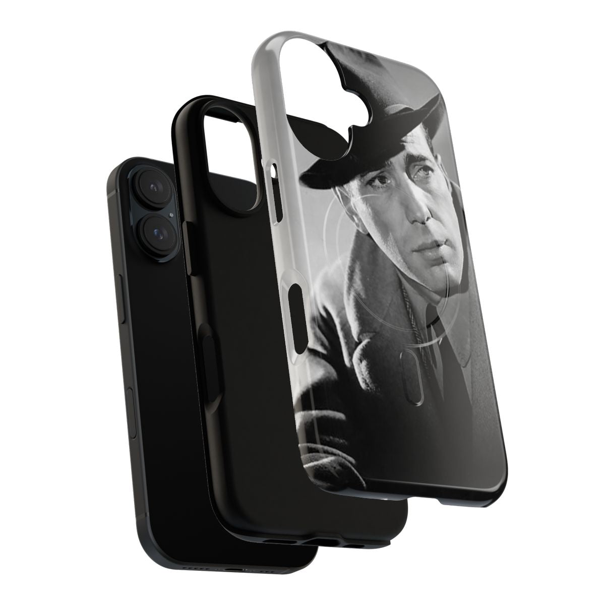 Humphrey Bogart Inspired Magnetic Tough Phone Case - Layers