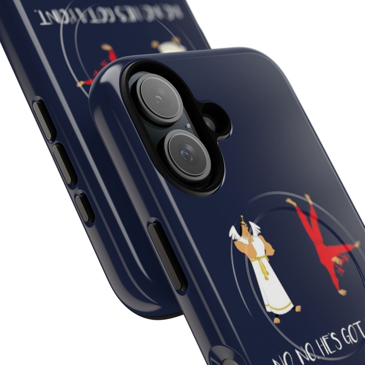 Shoulder Angel and Devil Magnetic Tough Phone Case inspired by The Emperor's New Groove - Detail