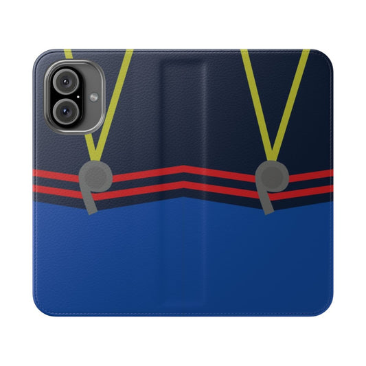 Futbol-themed phone case with a lasso design, inspired by the hit TV show Ted Lasso