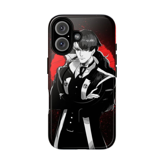 Magnetic tough phone case featuring a chibi design inspired by the Ace Attorney video game series