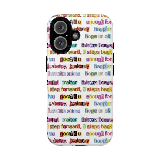 Olivia Rodrigo Sour-inspired magnetic tough phone case