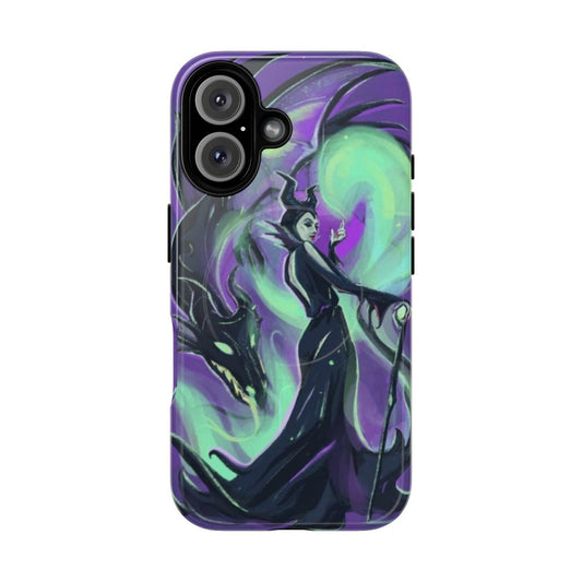 Maleficent-inspired magnetic tough phone case