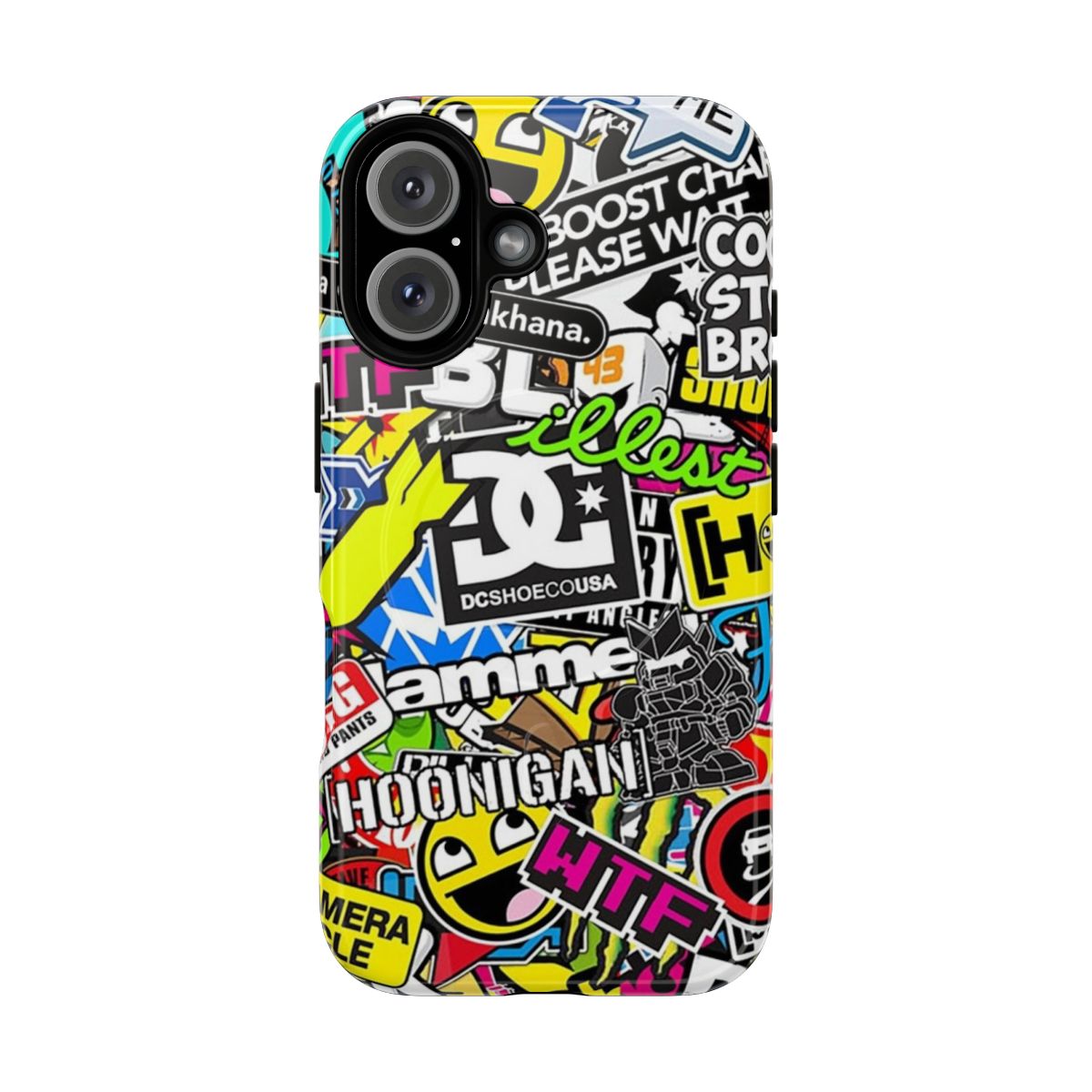 Sticker-Themed Magnetic Tough Phone Case