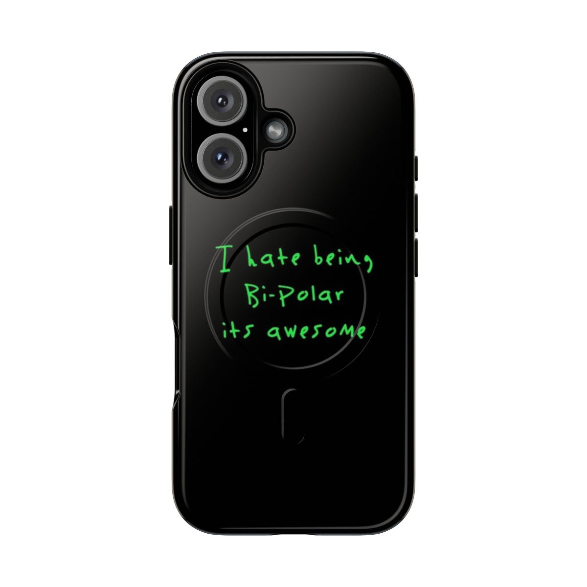 Inspirational Kanye West Bipolar Quote Magnetic Tough Phone Case