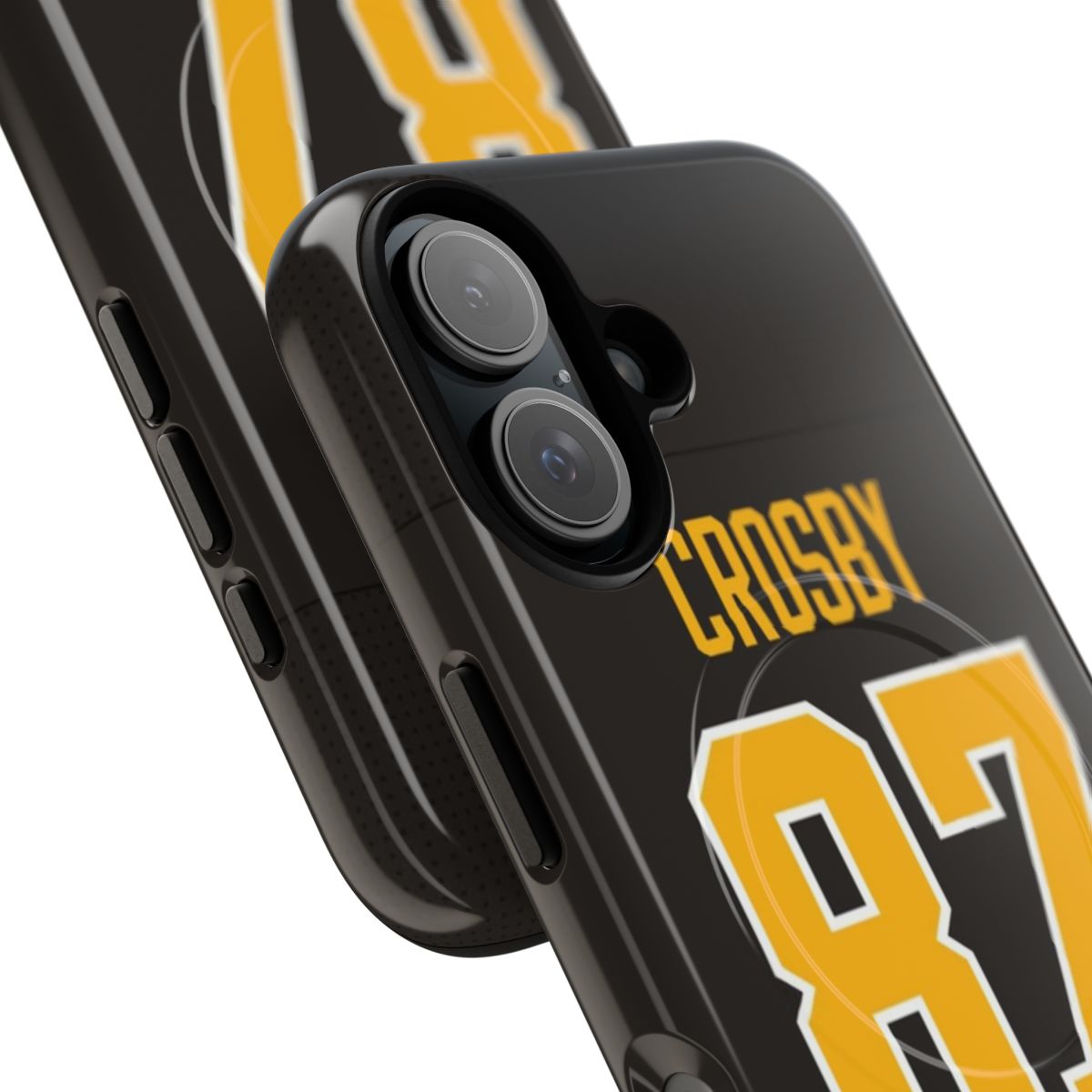 Penguins Inspired Hockey Phone Case with Sidney Crosby Design - Detail