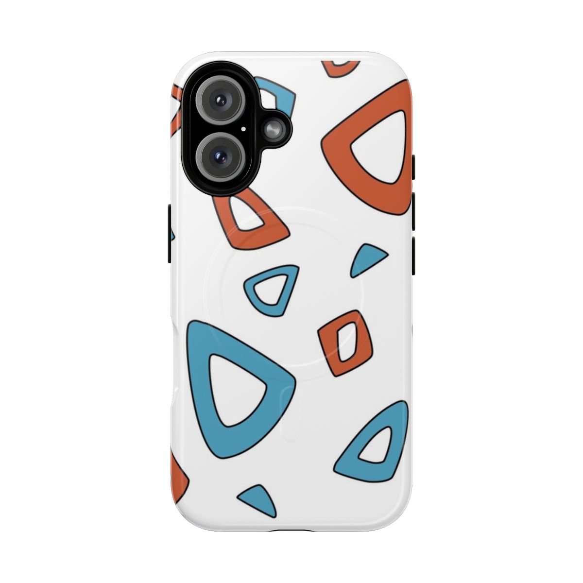 Togepi-patterned magnetic tough phone case with a cute and kawaii design