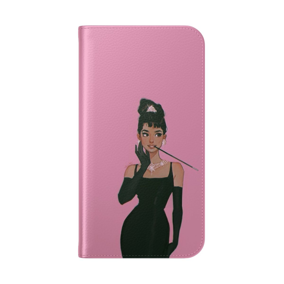 Audrey Flip Cover Phone Case for Smartphones - Folded Back