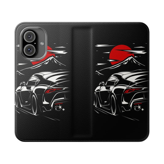 Sleek and protective phone case featuring the Toyota GR Supra J29 Haruna design