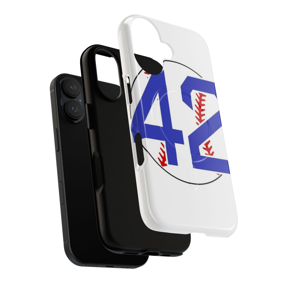 Jackie Robinson Number 42 Commemorative Phone Case - Layers