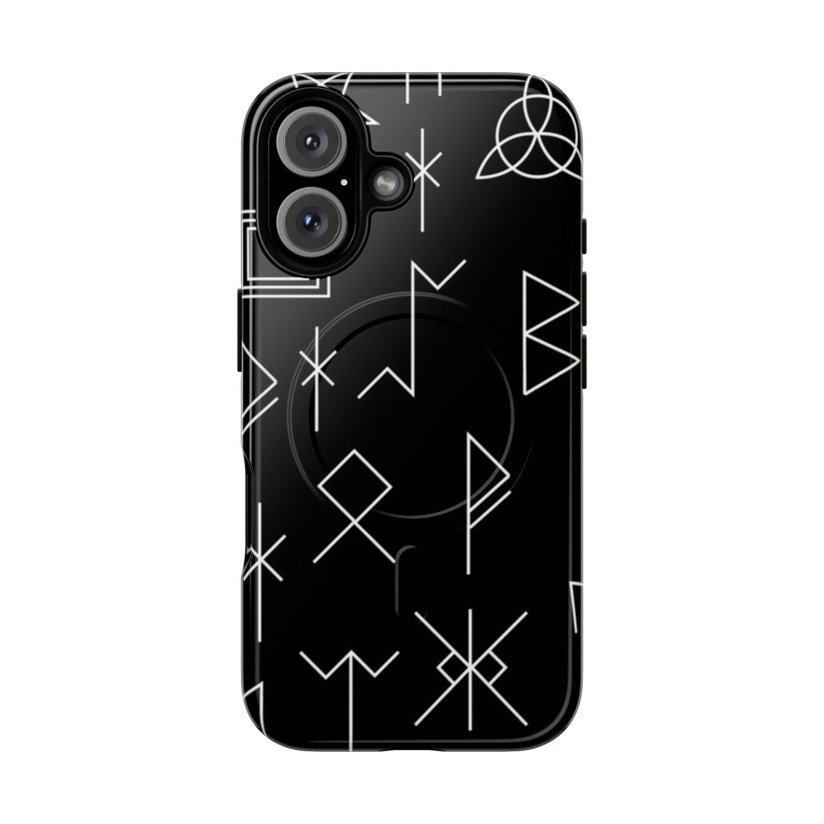 Enchanting Gothic Phone Cases with Mystical Runes Pattern