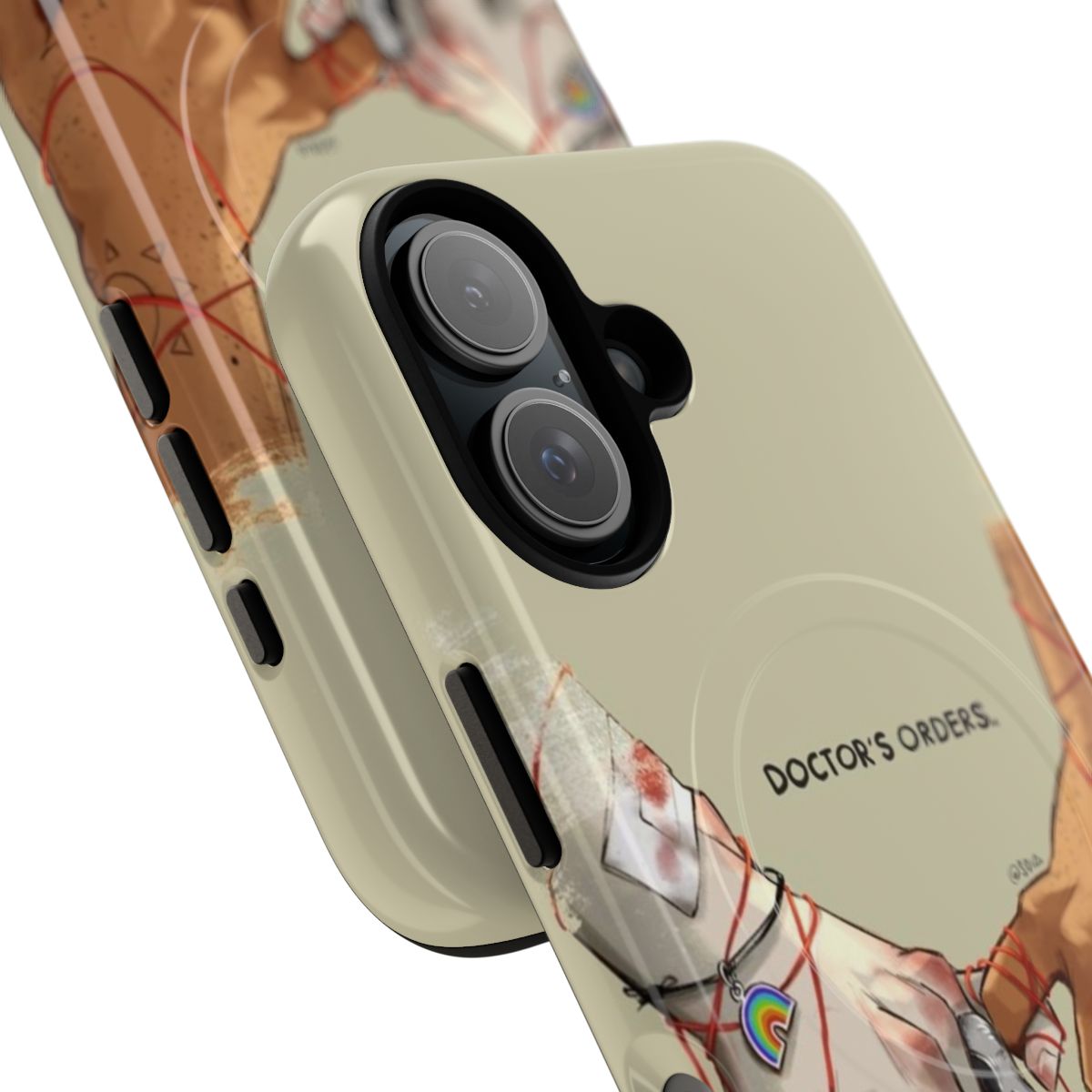 Soft and Magnetic Solangelo Inspired Protective Phone Case - Detail