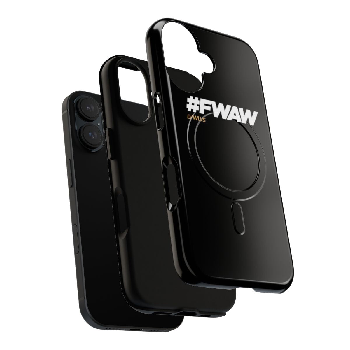 Black magnetic tough case for #FWAWProduct fans - Layers