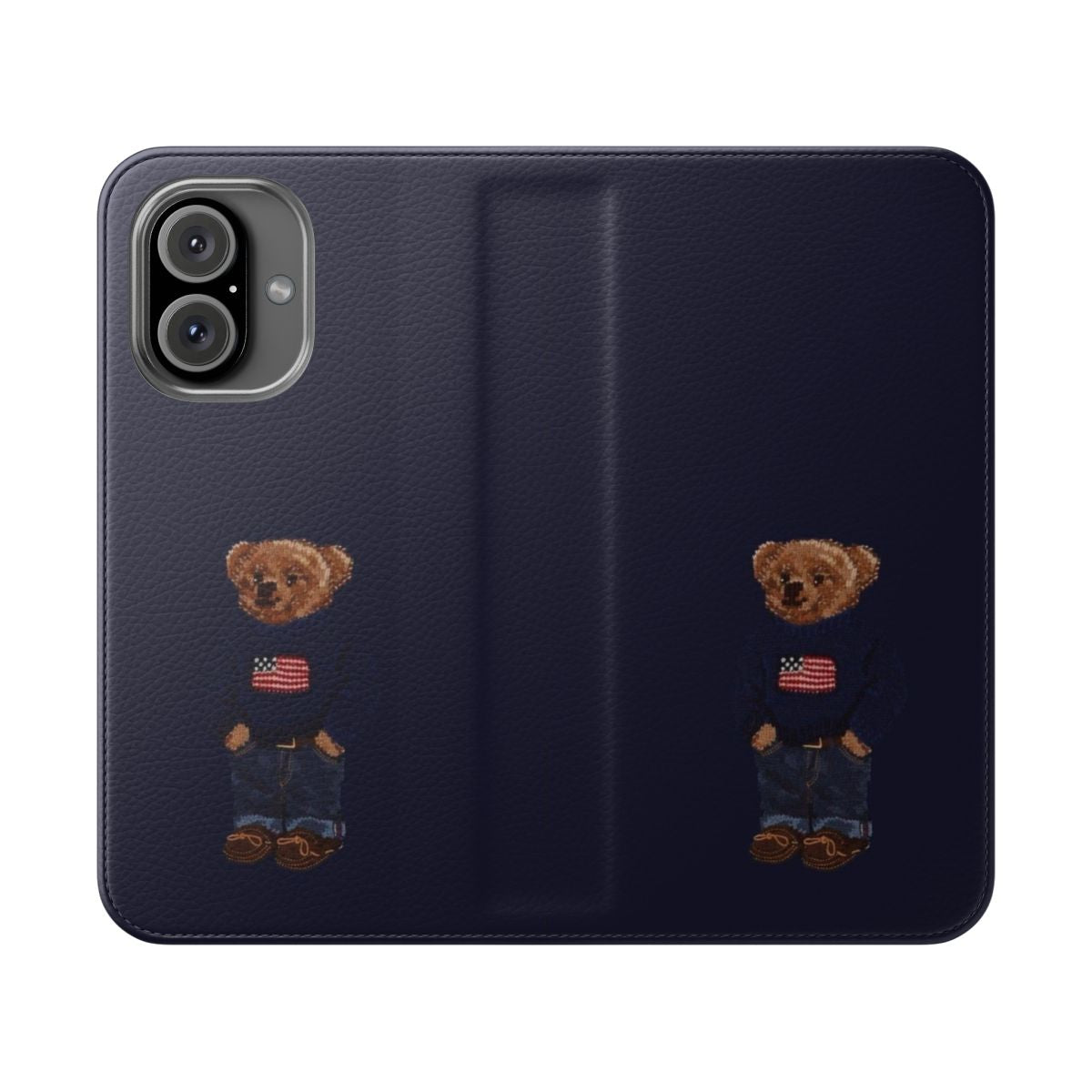 Stylish Ralph-Inspired Bear Print Phone Case