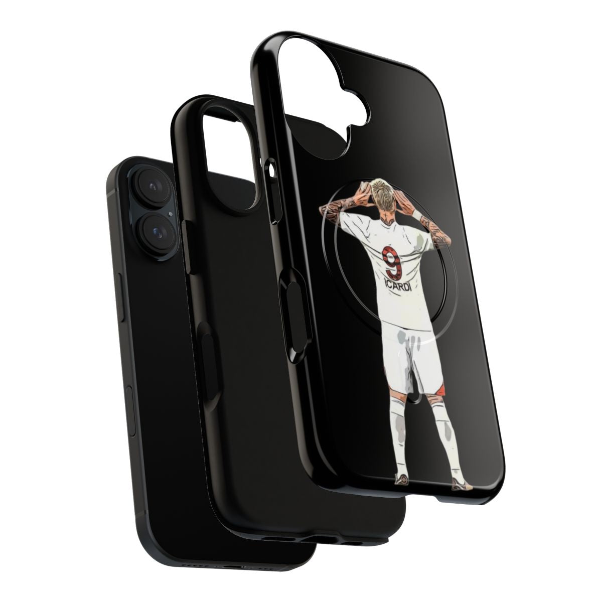 Mauro Icardi-inspired magnetic tough phone case - Layers