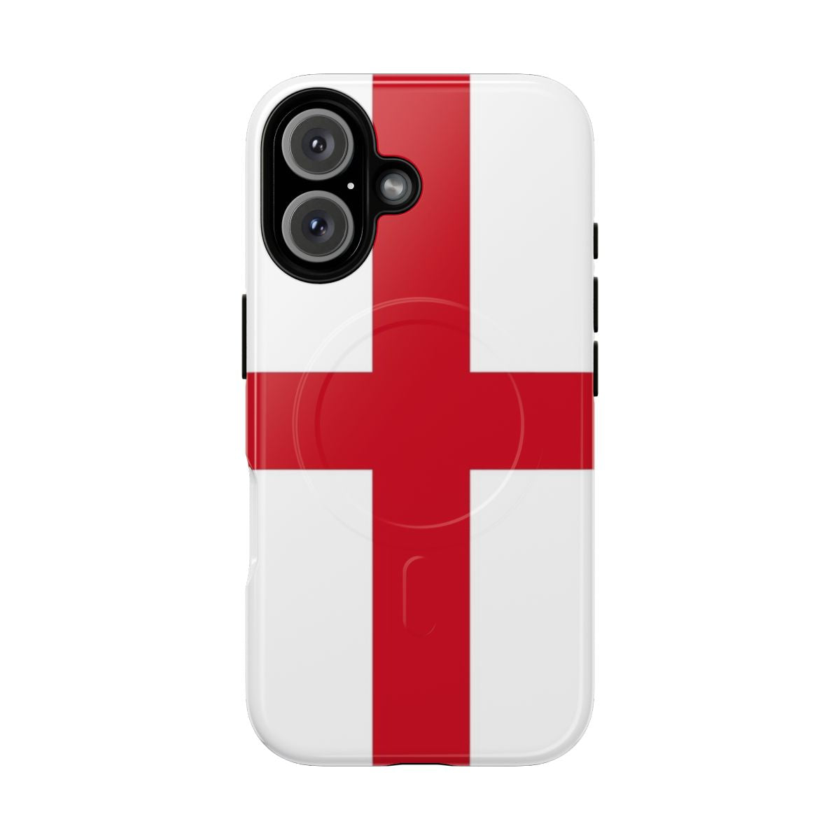 England flag phone case with the St. George's Cross design