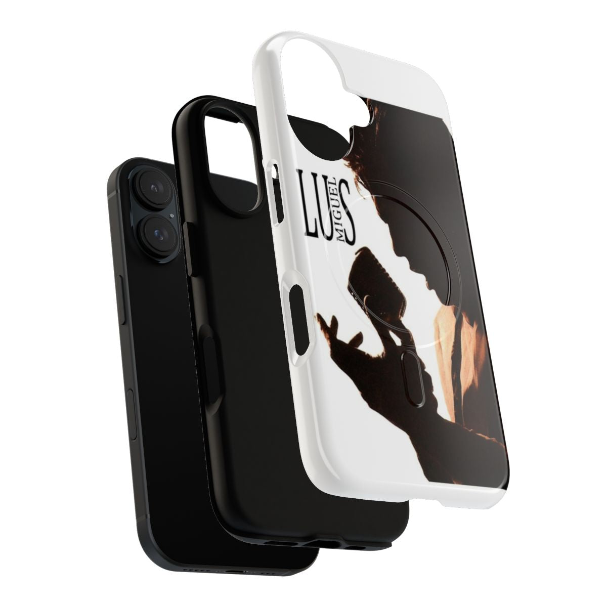 Romantic magnetic tough phone cases for smartphones featuring Mexican artist Luis Miguel - Layers