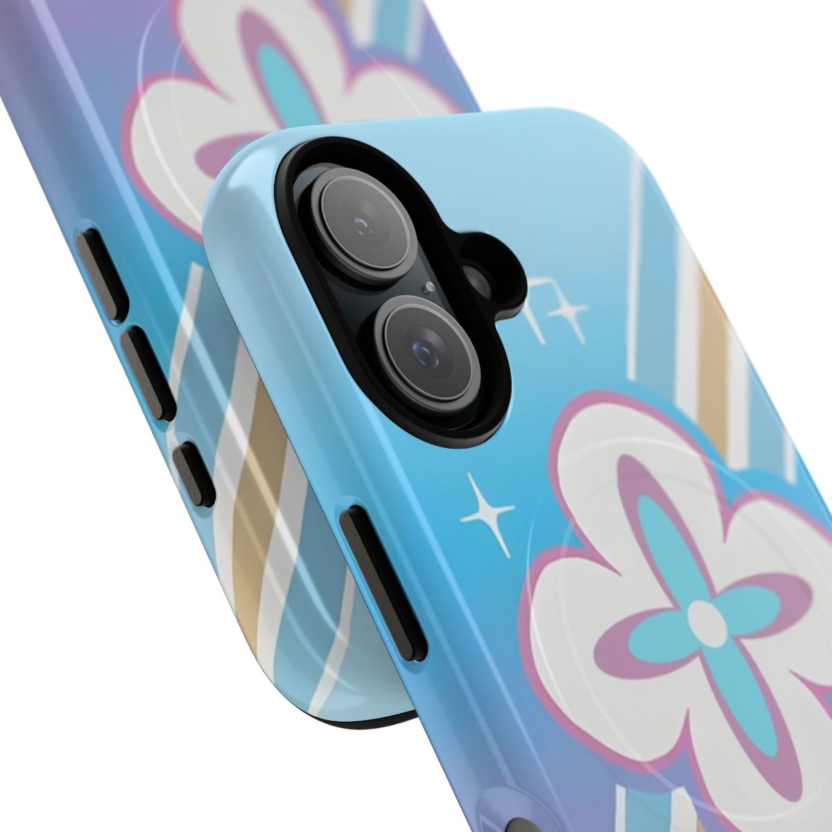 Honkai Star Rail inspired magnetic tough phone case with March 7th design - Detail