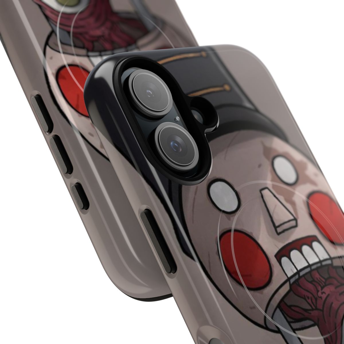 Lethal Company-inspired mobile phone case featuring a Nutcracker-themed fan art design - Detail