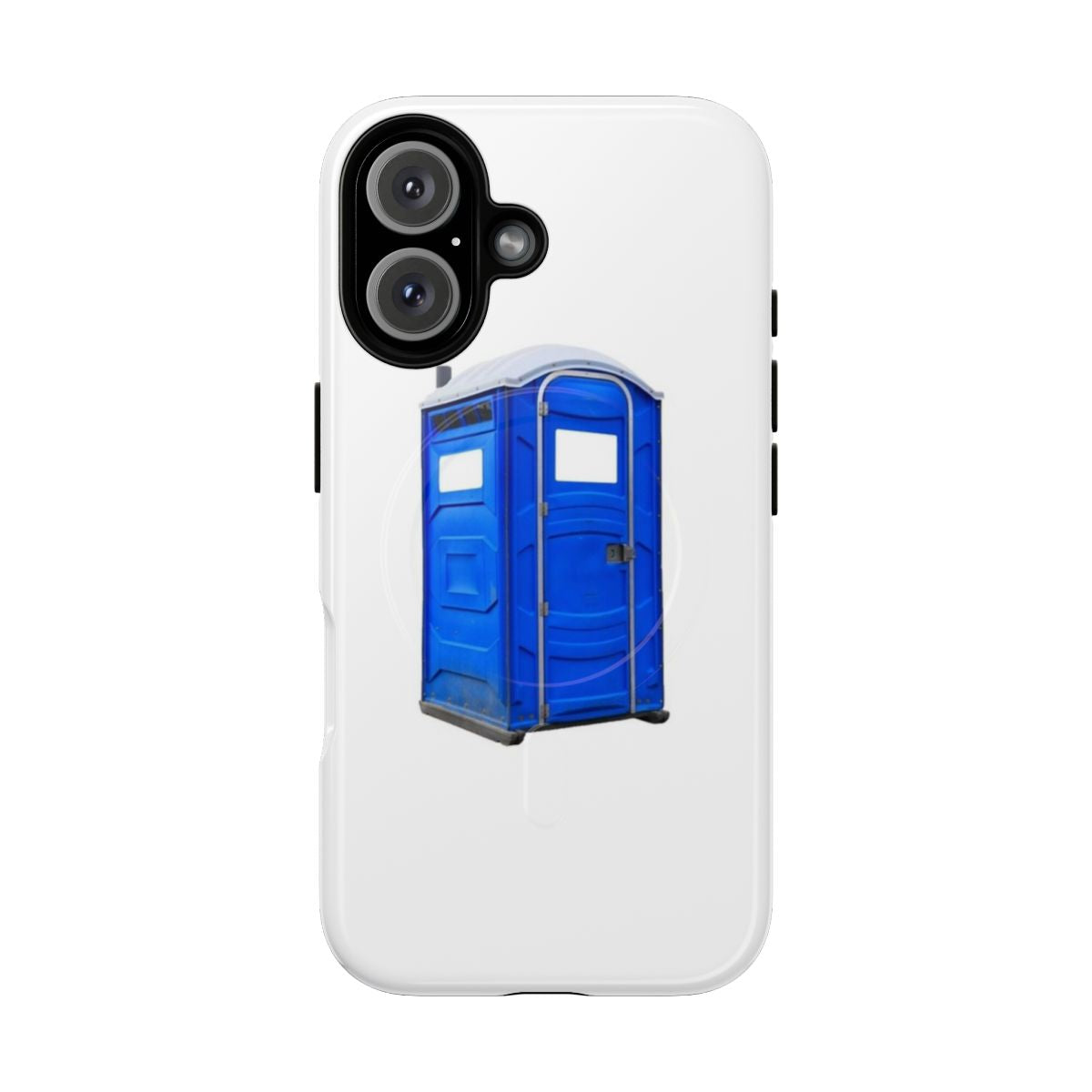 Porta potty magnetic tough phone case