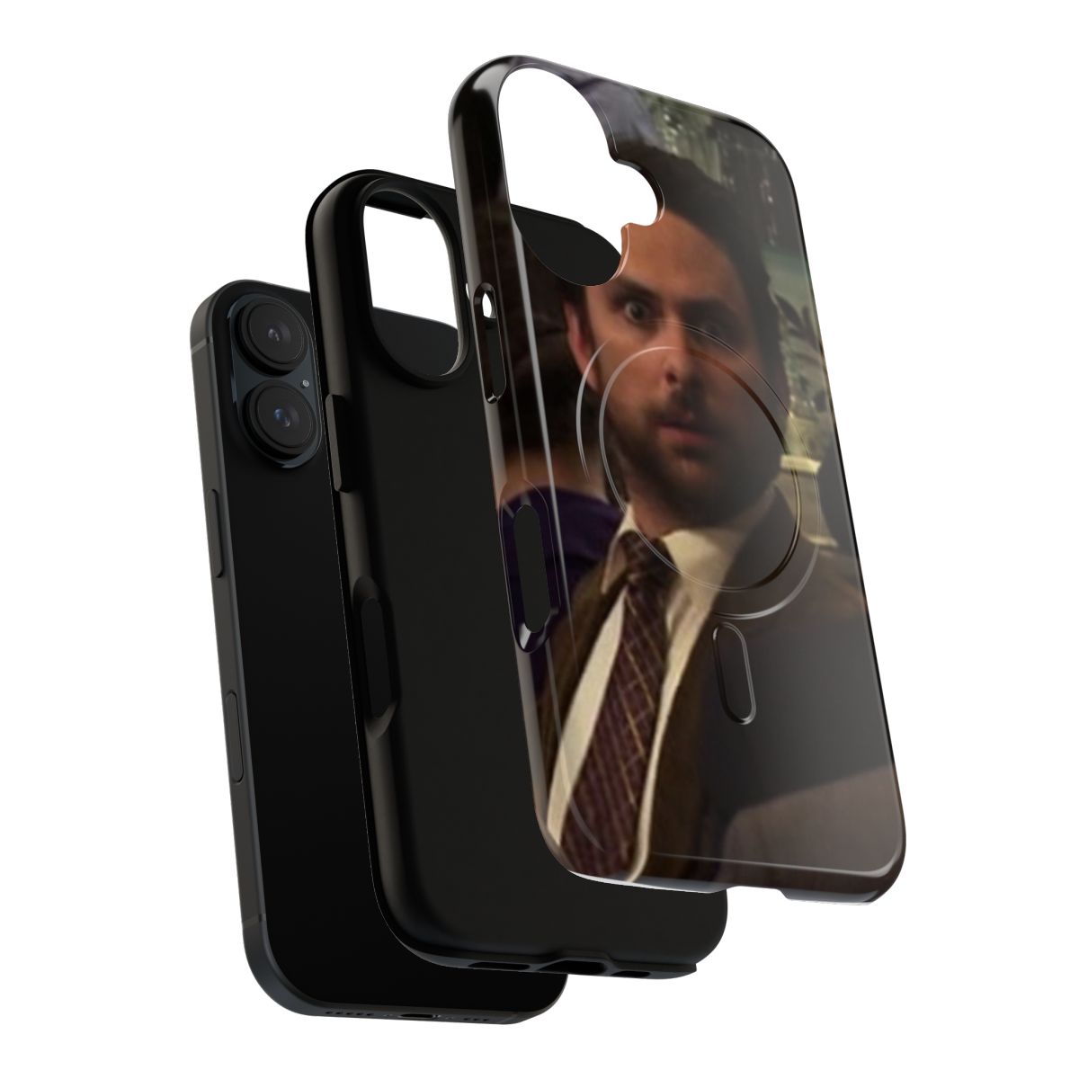 Magnetic Tough Phone Case featuring characters from the TV show "It's Always Sunny in Philadelphia" - Layers