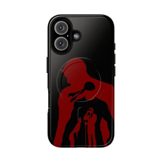 Durable magnetic tough case with superhero-inspired design