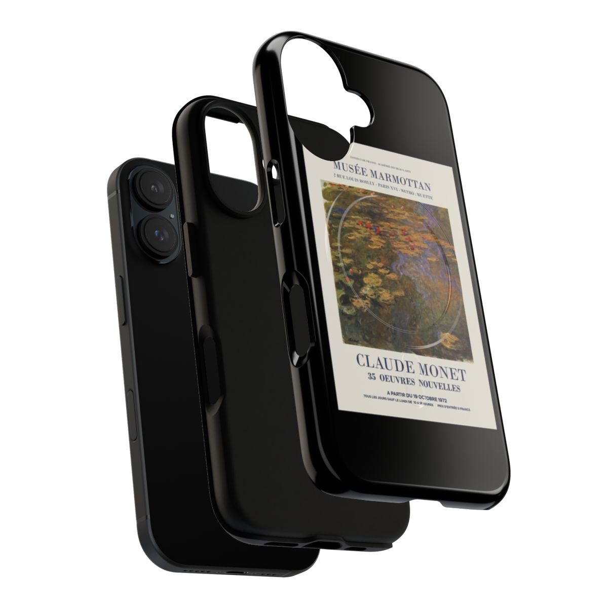 Monet-inspired floral and nature-themed magnetic phone cases - Layers