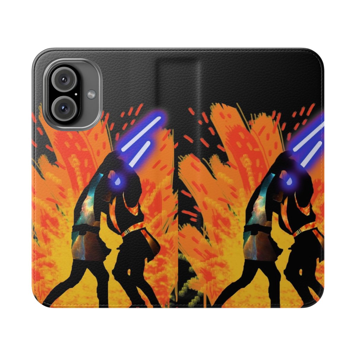 Sci-Fi Inspired Flip Cover Phone Case for Smartphones