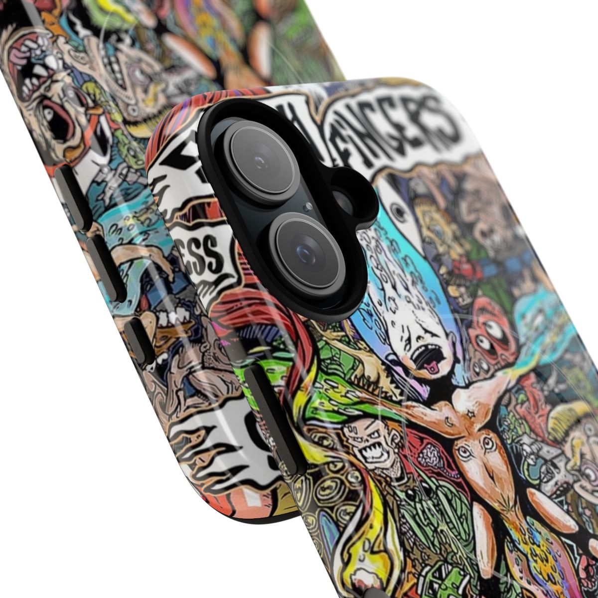 Magnetic tough phone case featuring the album cover art for Sticky Fingers Caress Your Soul - Detail