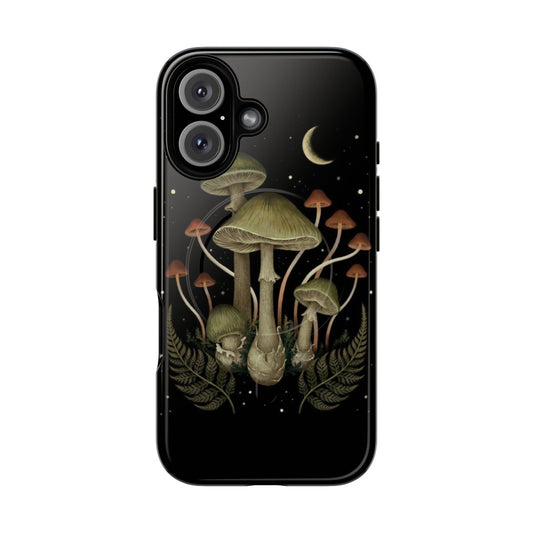 A nature-inspired, botanical-themed phone case with occult and moonology elements.