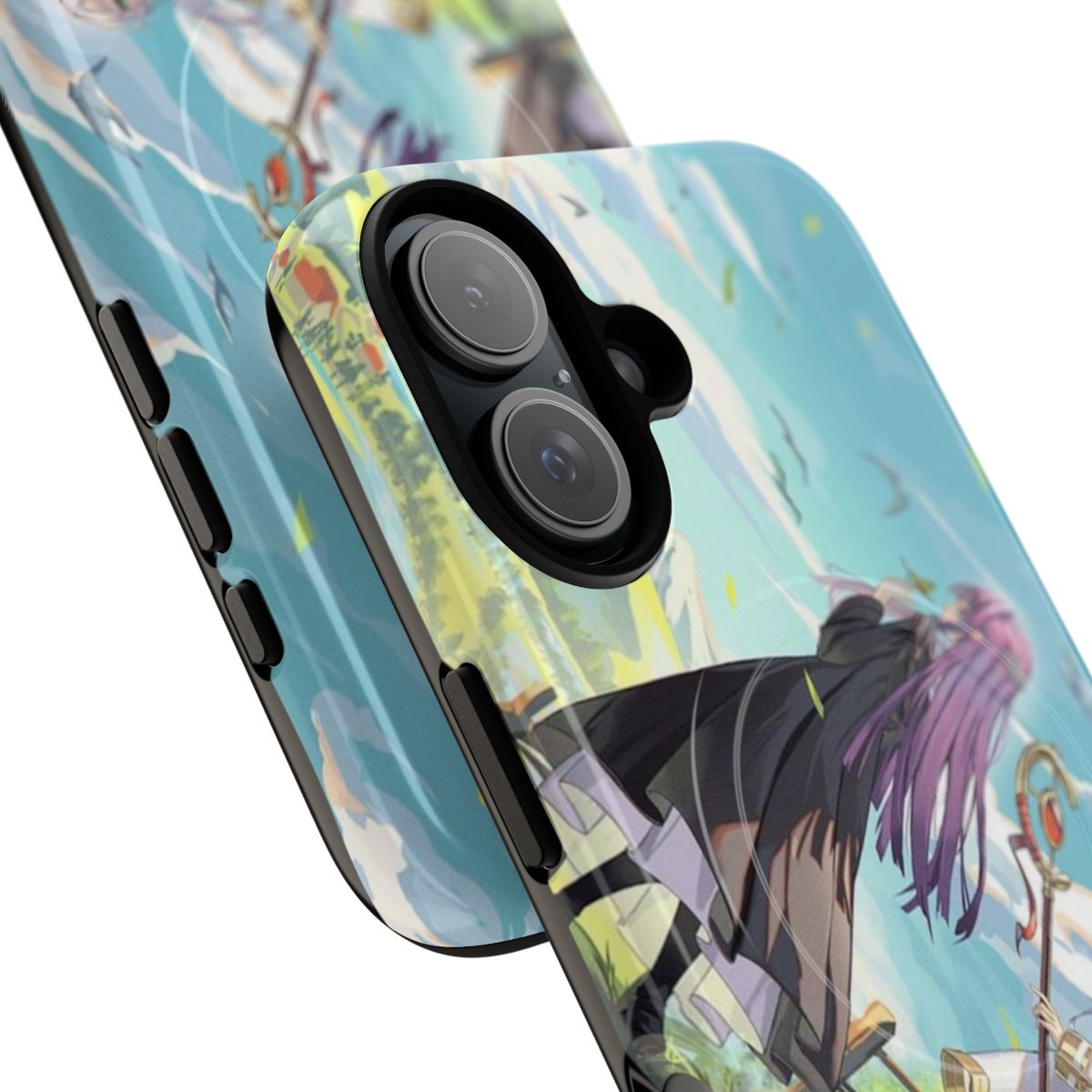 Frieren-themed magnetic phone case with a sleek and durable design - Detail