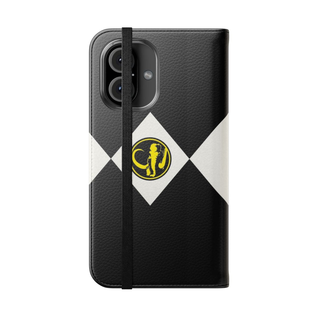 Power Rangers Dinozord-inspired flip cover phone case - Folded Front