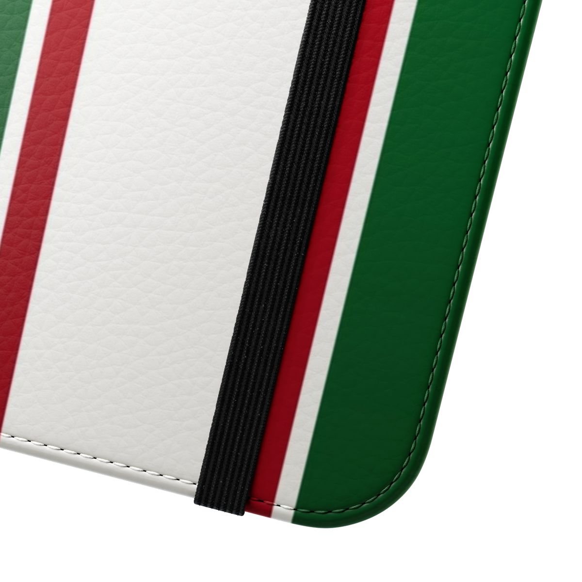 Racing-themed phone case with Tony Kart logo - Close Up