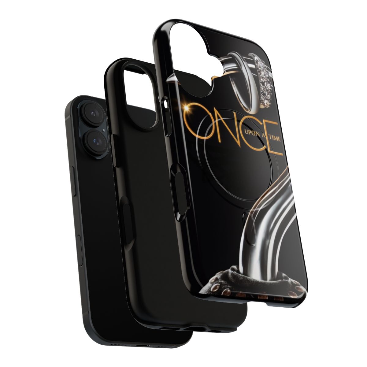 Magnetic tough phone case featuring Once Upon a Time's Captain Swan couple - Layers