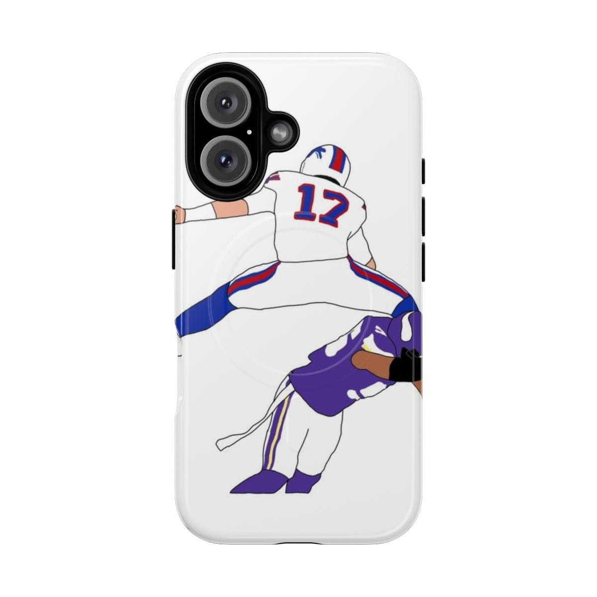 Magnetic tough phone case featuring Buffalo Bills quarterback Josh Allen