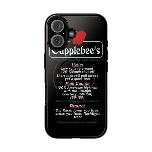 Magnetic phone case featuring the Gapplebees Mustang LSX Trans Camaro design for Ford Mustang and Chevrolet Camaro owners.