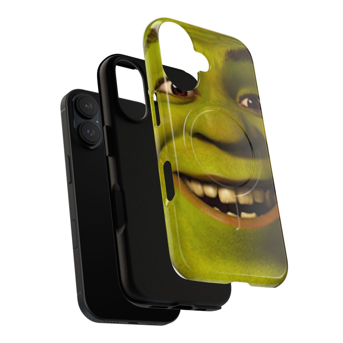 Shrek-themed magnetic tough phone case - Layers