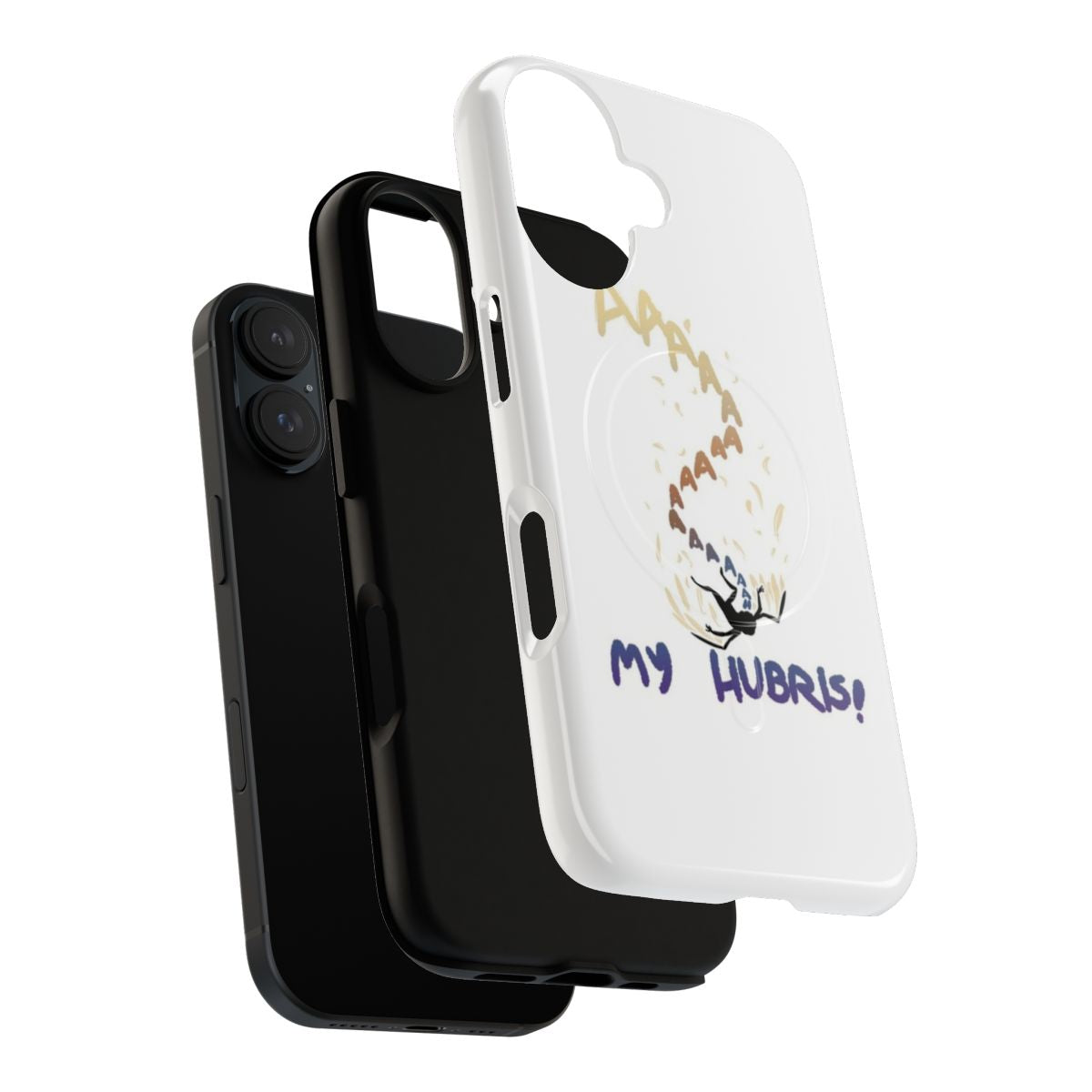 Magnetic tough phone case with Greek mythology design - Layers