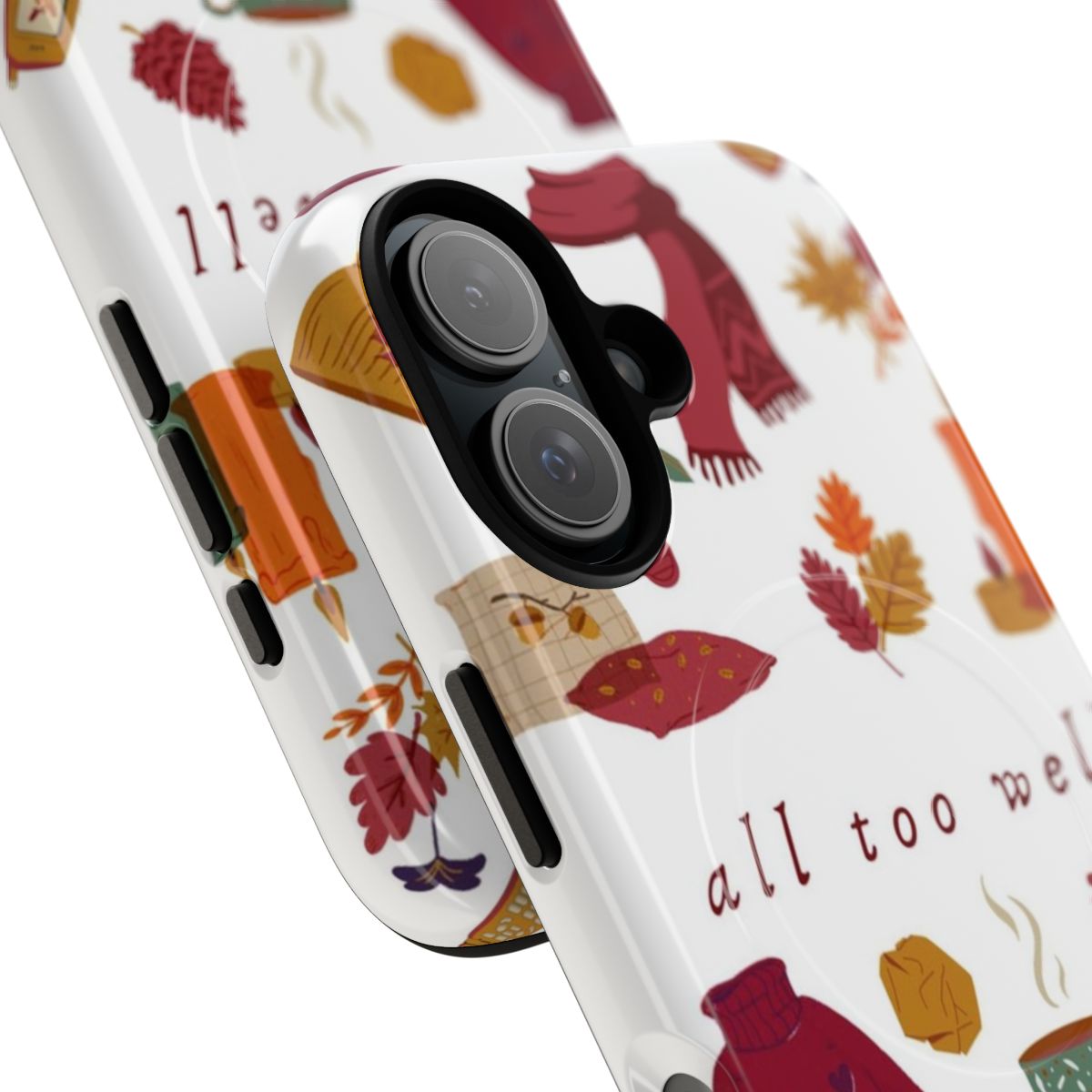 Elegant red phone case with Taylor Swift's 'All Too Well' lyrics - Detail