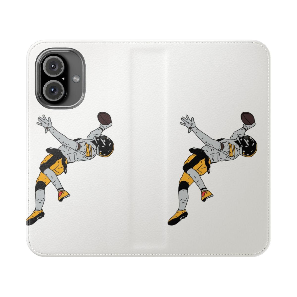 George Pickens themed phone case with team colors and player name